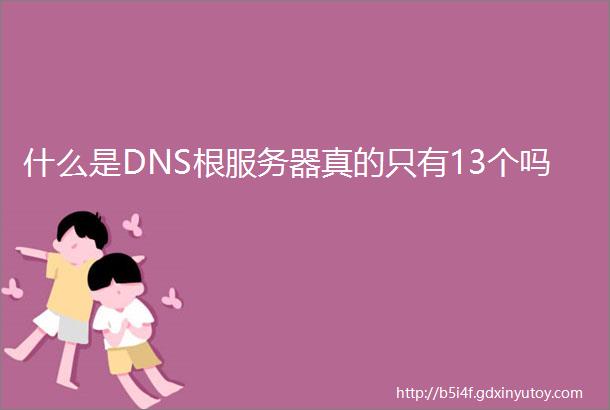 什么是DNS根服务器真的只有13个吗